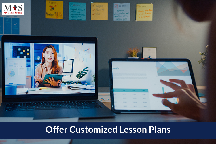 Offer Customized Lesson Plans