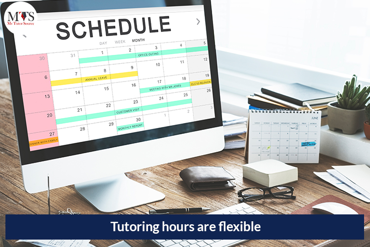 Tutoring hours are flexible