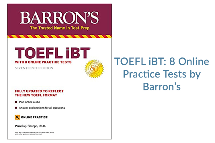 TOEFL iBT 8 Online Practice Tests by Barrons