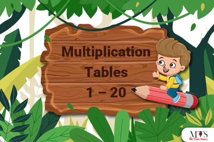 Multiplication Tables 1 – 20