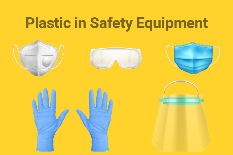 plastic in safety equipment
